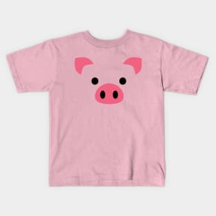 Pig Face - Funny Halloween Costume Kids T-Shirt